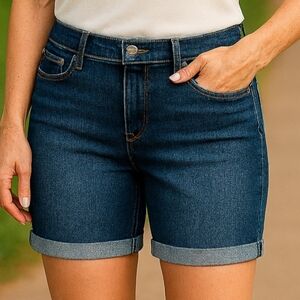 Cato Indigo Denim Shorts